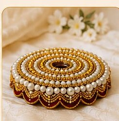Sanarai Peta — Beaded base plate