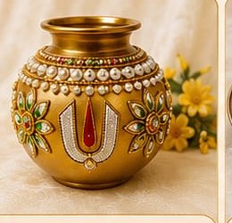 Ungarala Bindha — Gilded & stone-set